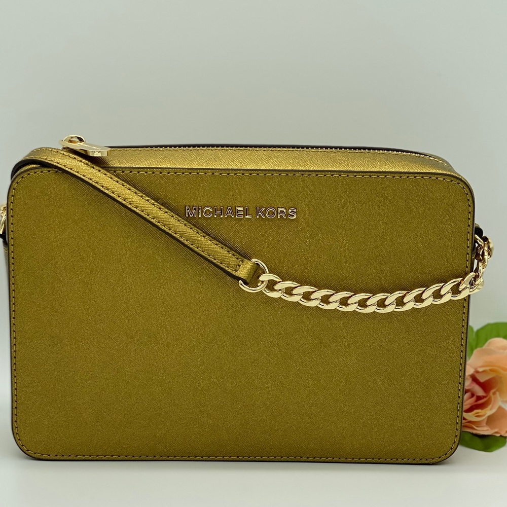 MICHAEL KORS JET SET ITEM LG EW CROSSBODY LEATHER - Picture 12 of 15